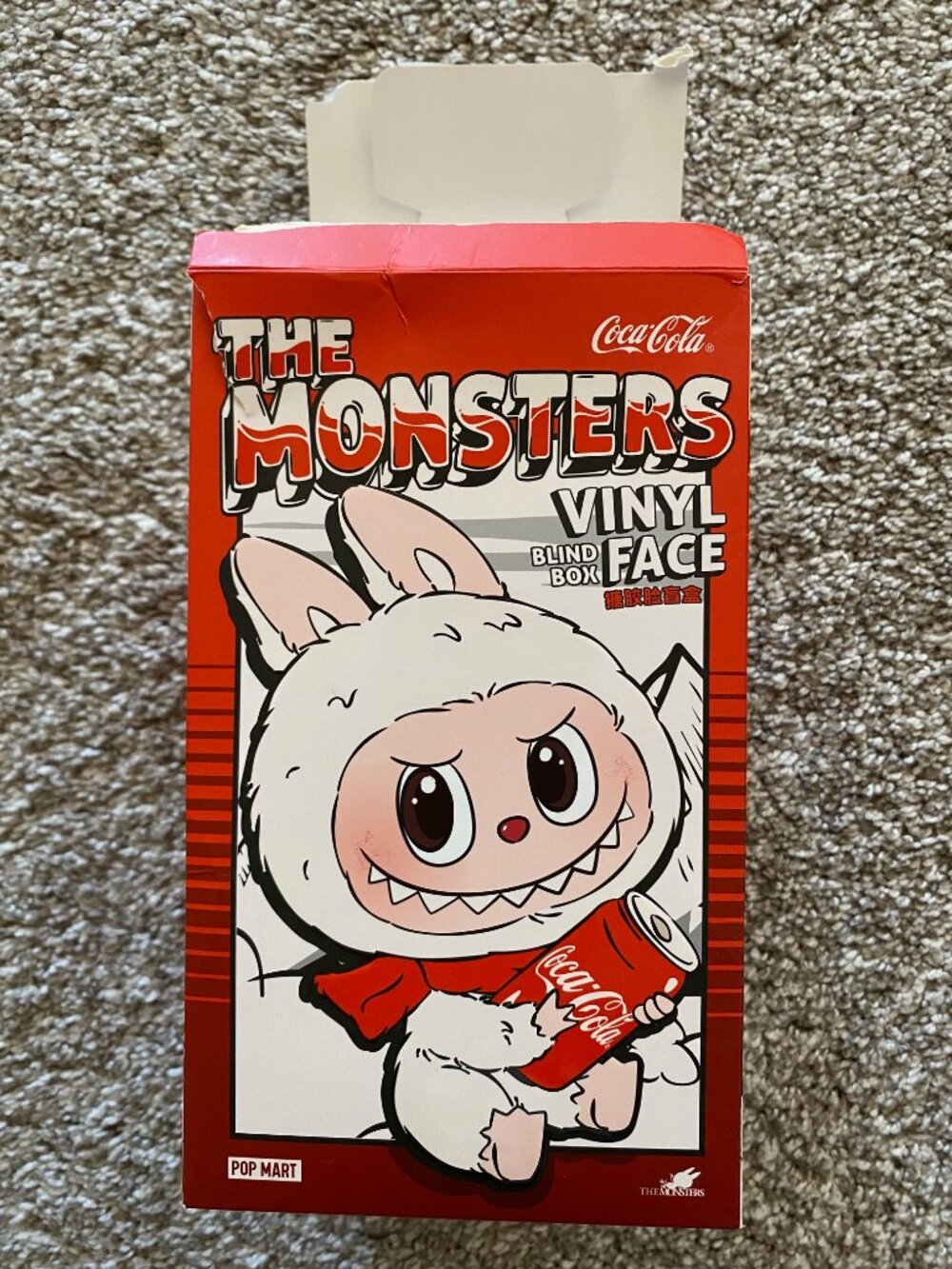 POP MART The Monsters Labubu Coca-Cola Plush Authentic Opened Box Surprise Shake
